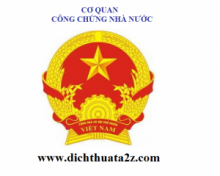 dịch vụ dịch thuật công chứng tiếng hàn